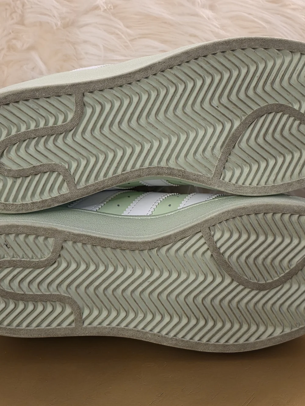 Adidas Superstar Sneakers in Mint Green & White - Picture 9 of 9